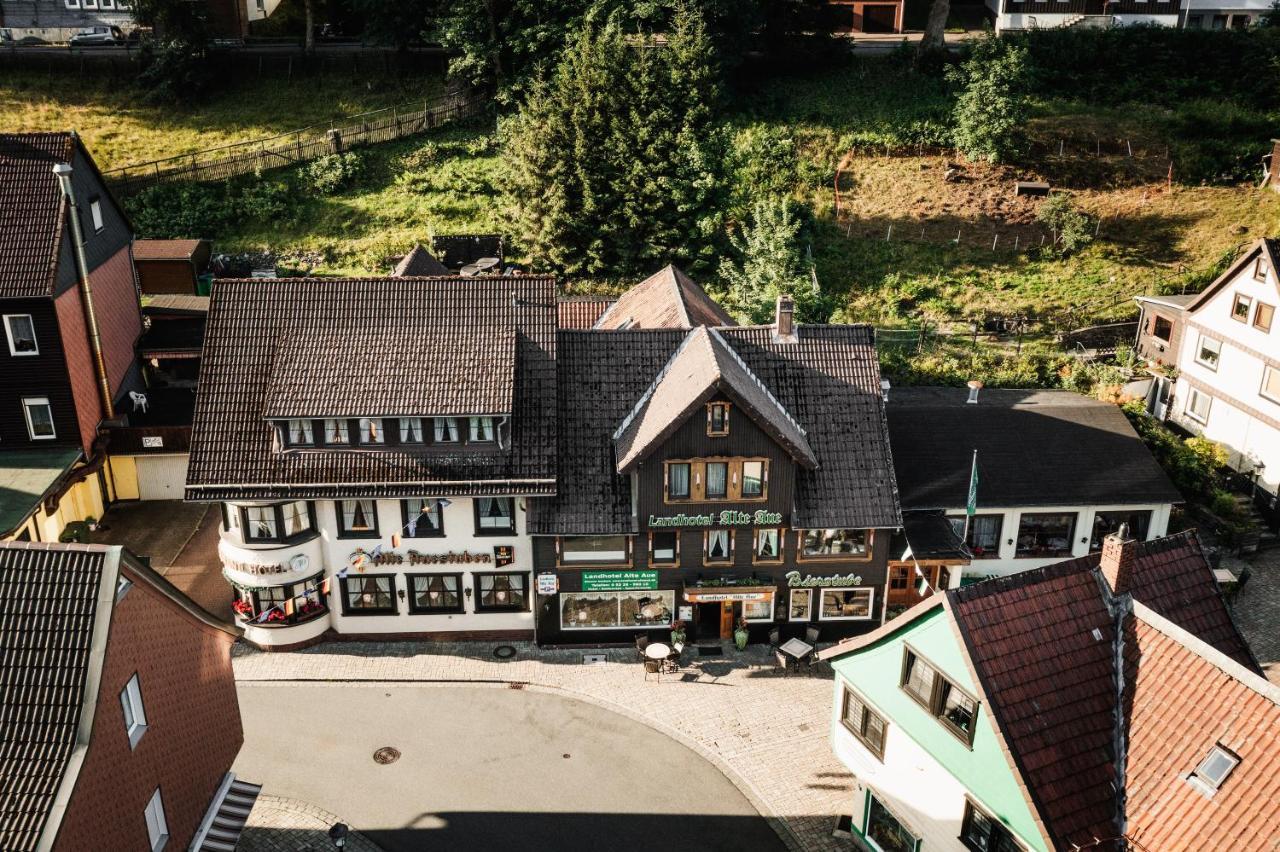 Landhotel Alte Aue アルテンアウ エクステリア 写真